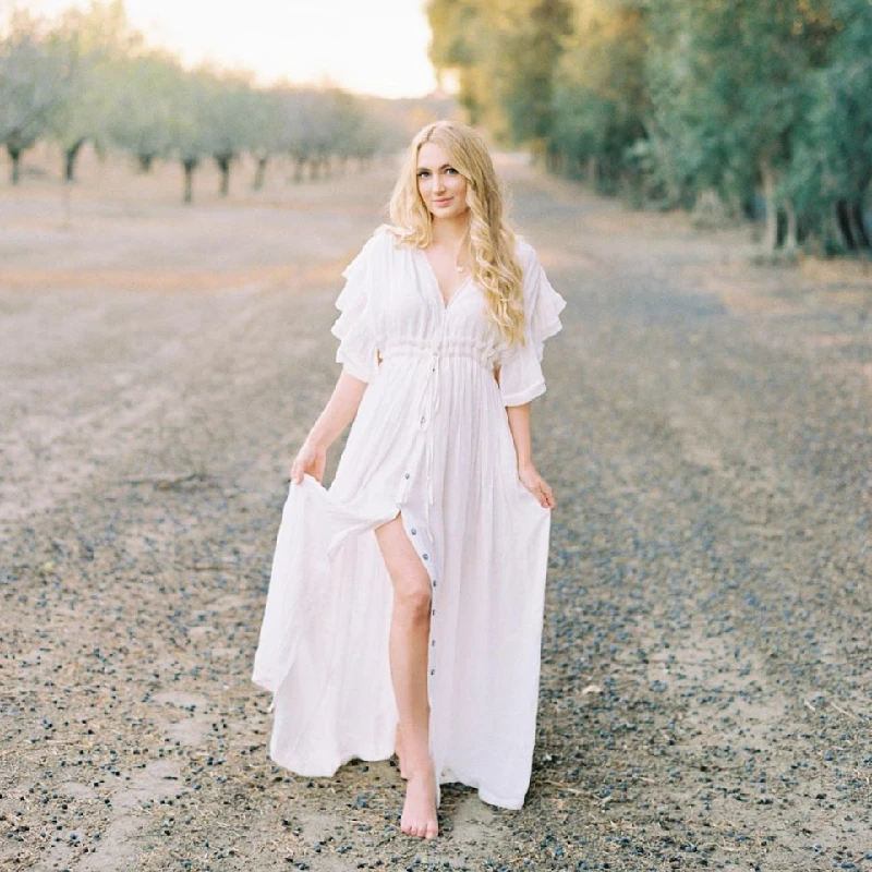 

Sexy Bikini Cover-ups Long White Tunic Casual Summer Beach Dress Elegant Women Plus Size Beach Wear Swim Suit Cover Up Q1208