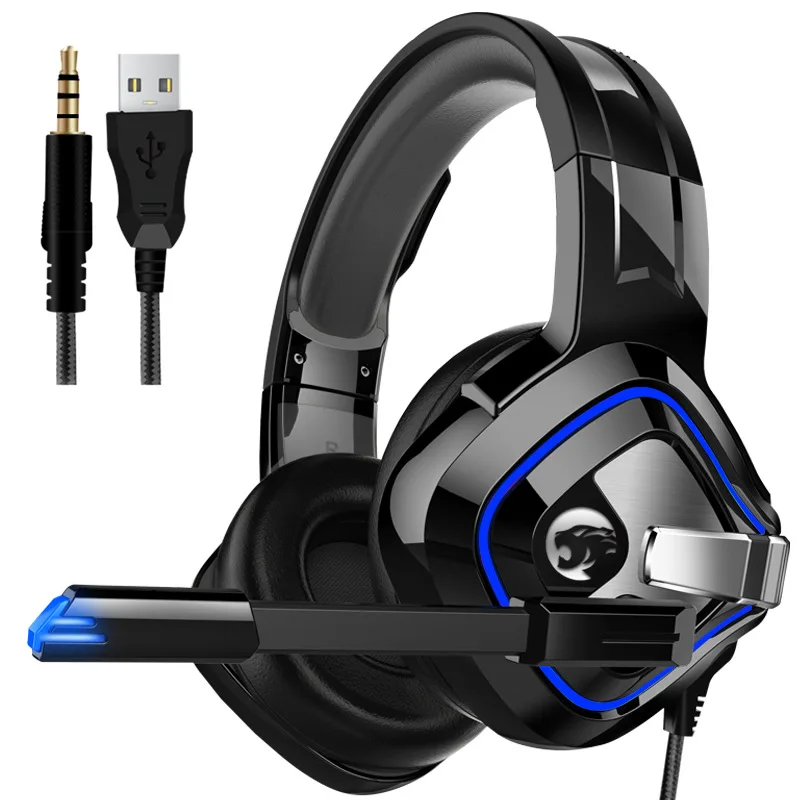 

Gaming Headphone 4D Stereo Earphones Headset Earphones with Microphone for PC Mobile Phone Game Internet
