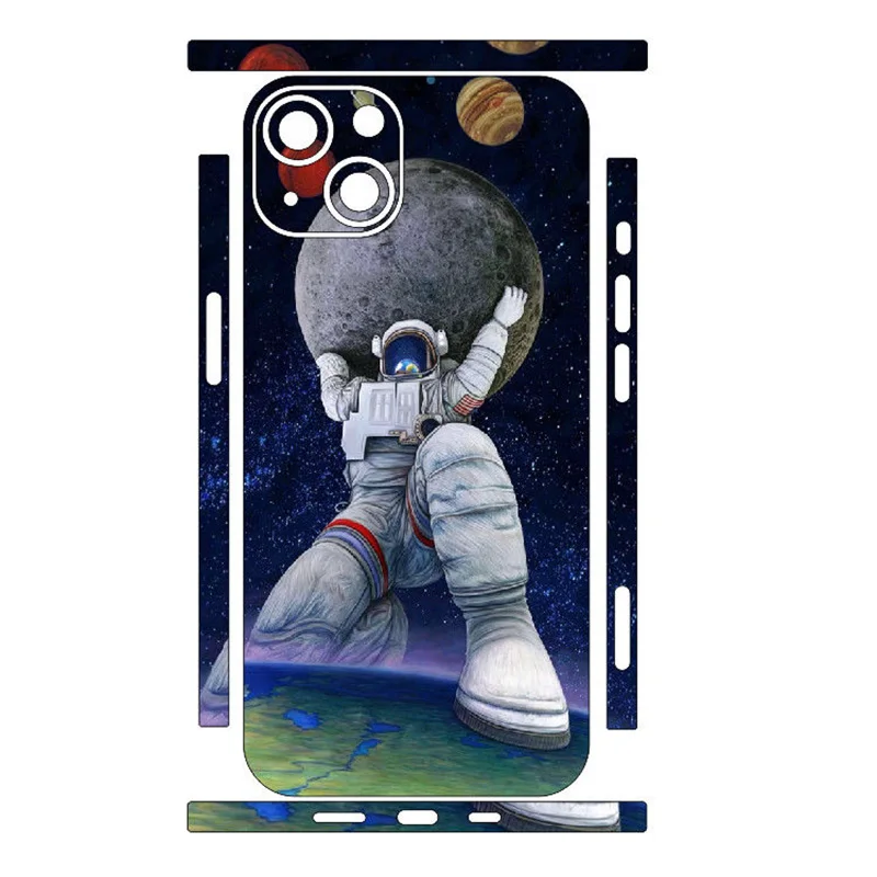 

2Sets Cartoon Back Film for Iphone 13 Scratch Resistant Stickers for IPhone 12 Pro Anti-scratch Lens Sticker for Iphone 13mini