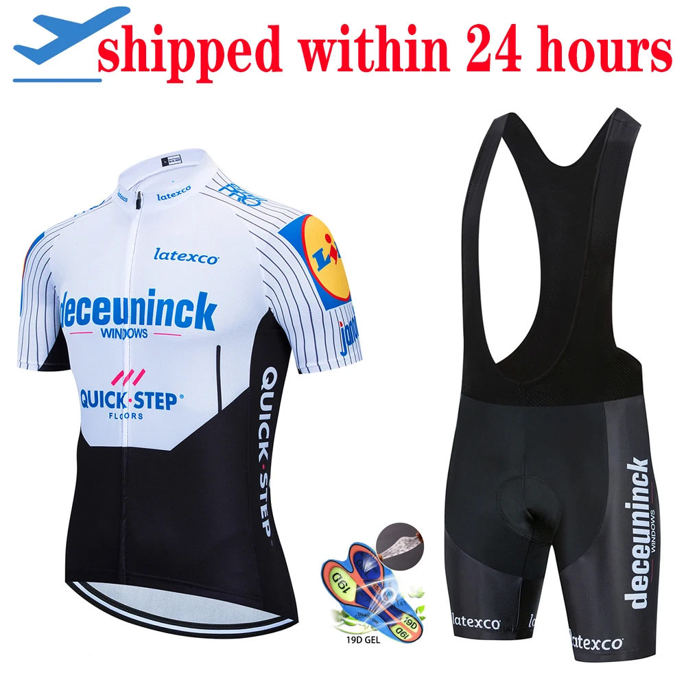 

Quick Step Team Cycling Jerseys Bike clothes Quick-Dry bib pants Set bicycle Clothing Ropa Ciclismo uniformes Maillot Sport Wear