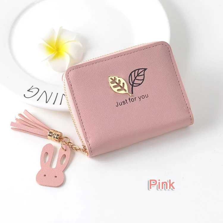 Pink TONUOX, женские кошельки, Дамский кошелек для монет, держатель для карт, хорошее качество, монетные сумки, короткие женские кошельки, клатч, кошелек, кошелек, бумажник - Цвет: Pink