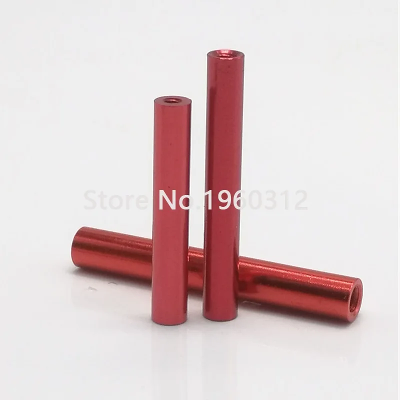 Черные или красные круглые алюминиевые Стопорные стержни 5-10 шт. m2 m3 m4 круглая
