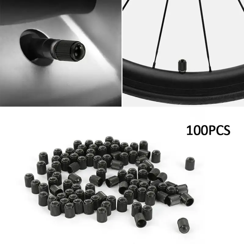 

100pcs Car Tire Valve Caps Tubeless Tyre Wheel Stem Air Valve Caps Auto Truck Dust Dustproof Caps Car Accessories