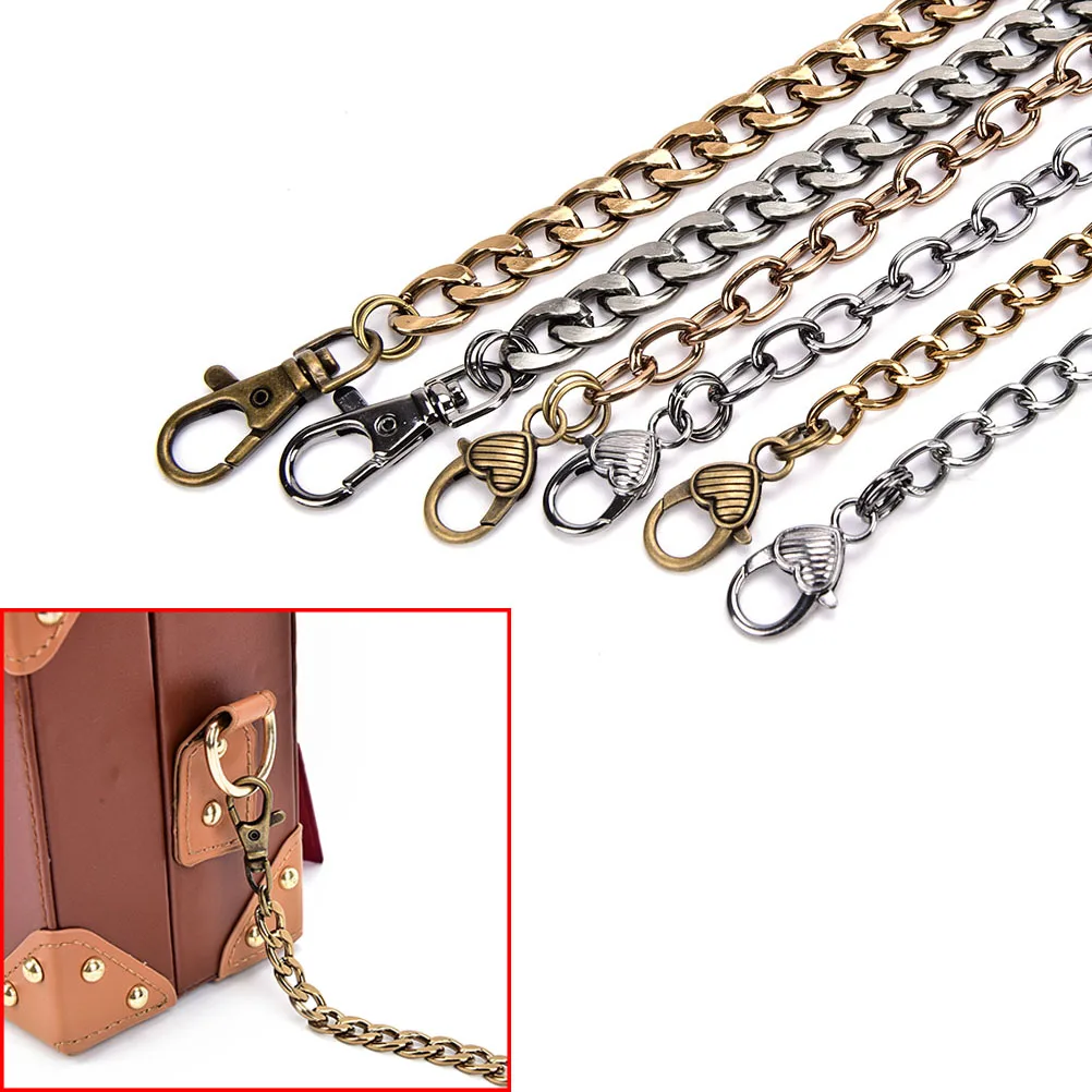

Handbag Metal Chains Purse With Buckles Shoulder Bags Straps Handles Bag Parts & Accessories