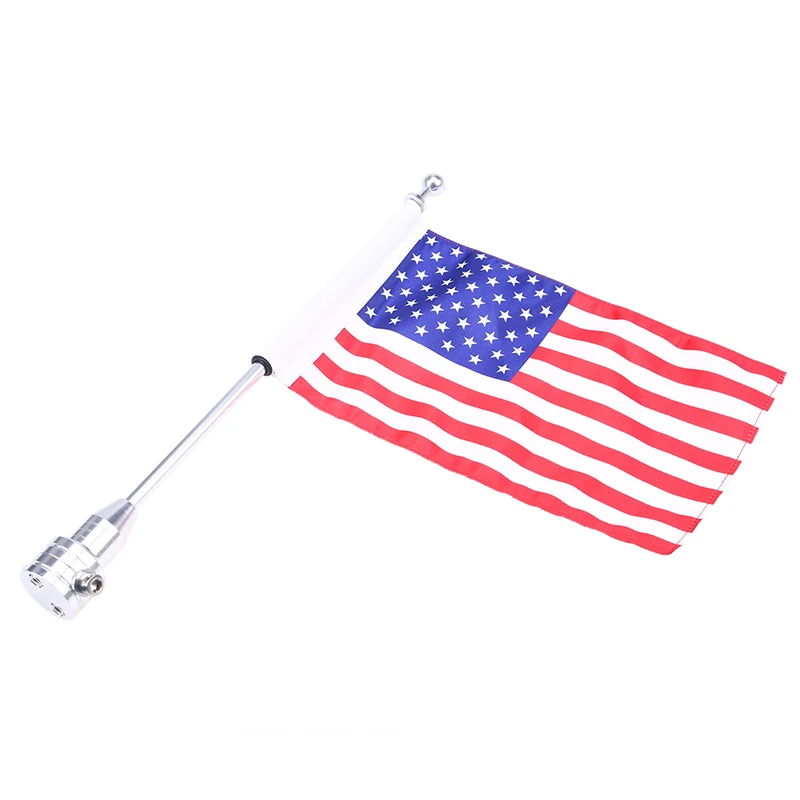 Автомобильный Стайлинг мотоцикла POSSBAY хромированный задний боковой флаг