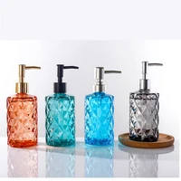 kitchen creative press type glass hand sanitizer bottle washing dishes washing clothes washing cups household decoration tools