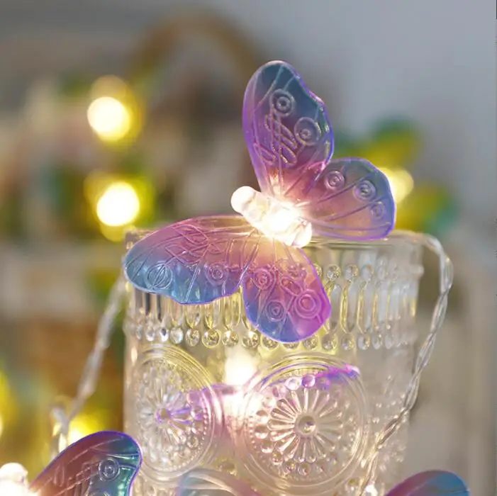 

Светодиодная моделирующая гирлянда, креативная гирлянда с лампой-бабочкой для внутреннего и наружного применения, декоративная светодиод...