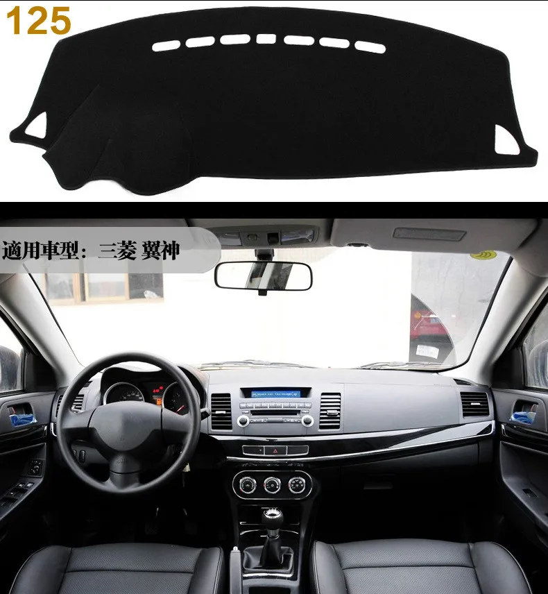 

Car Dashboard Cover Mat Pad Sun Shade Instrument Protective Carpet For Mitsubishi Lancer EX 2008 2009 2010 2011-2017 Accessories