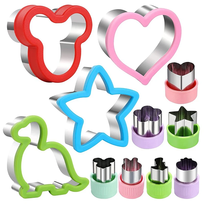 

Sandwiches Cookie Cutter Set, Sandwich Cutters Cookie Cutters Vegetable Cutters-Cookie Cutter Stamps Mold Decorate Food