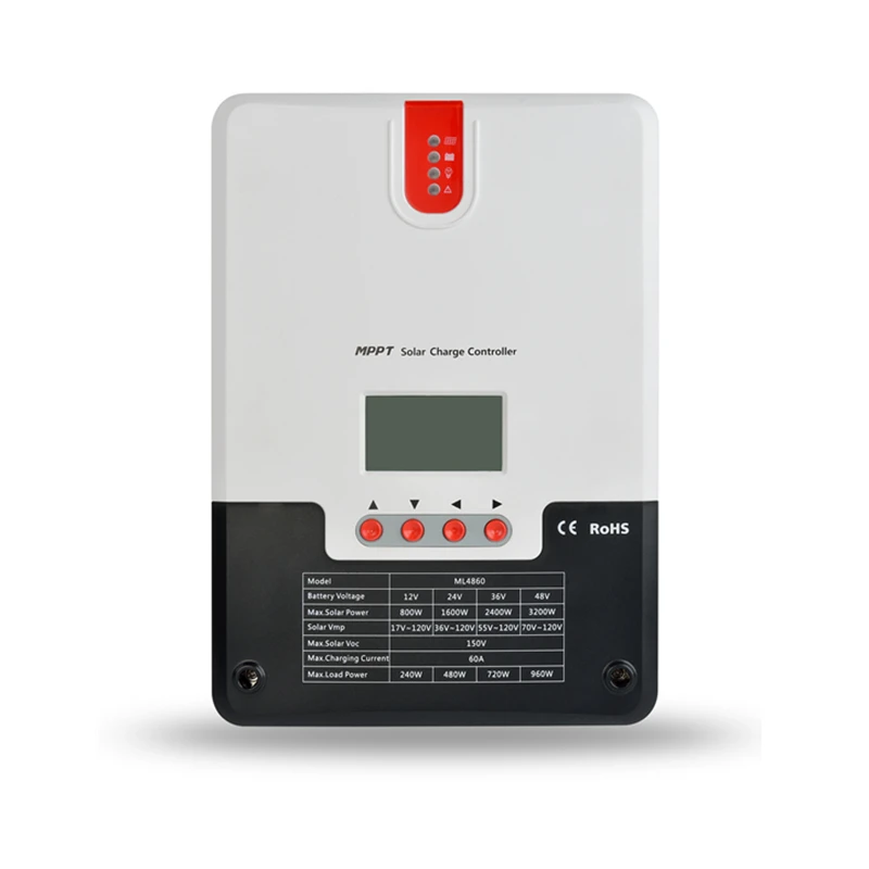 

ЖК-дисплей ML4860 с контроллером заряда 60 А макс. 150 в