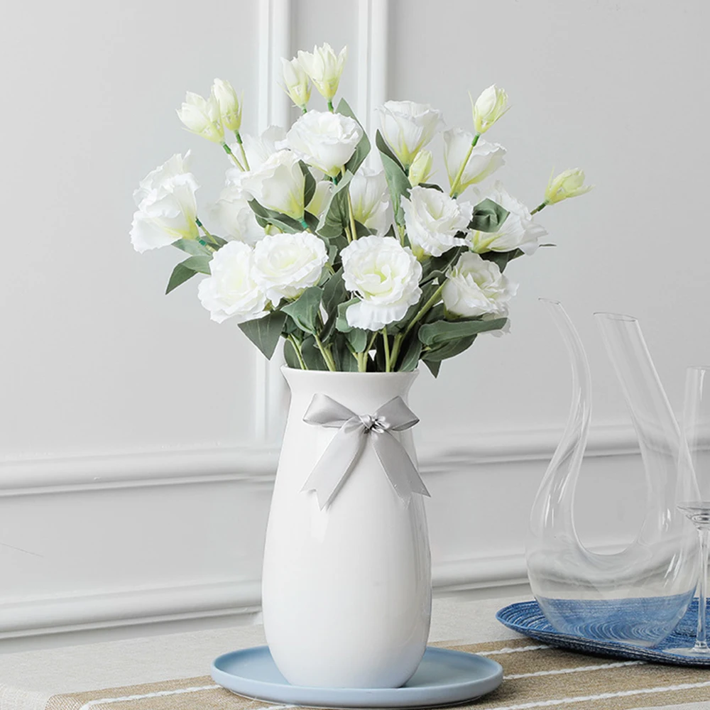 3 шт. 70 см Искусственный цветок Eustoma для дома фотосвадебный Шелковый