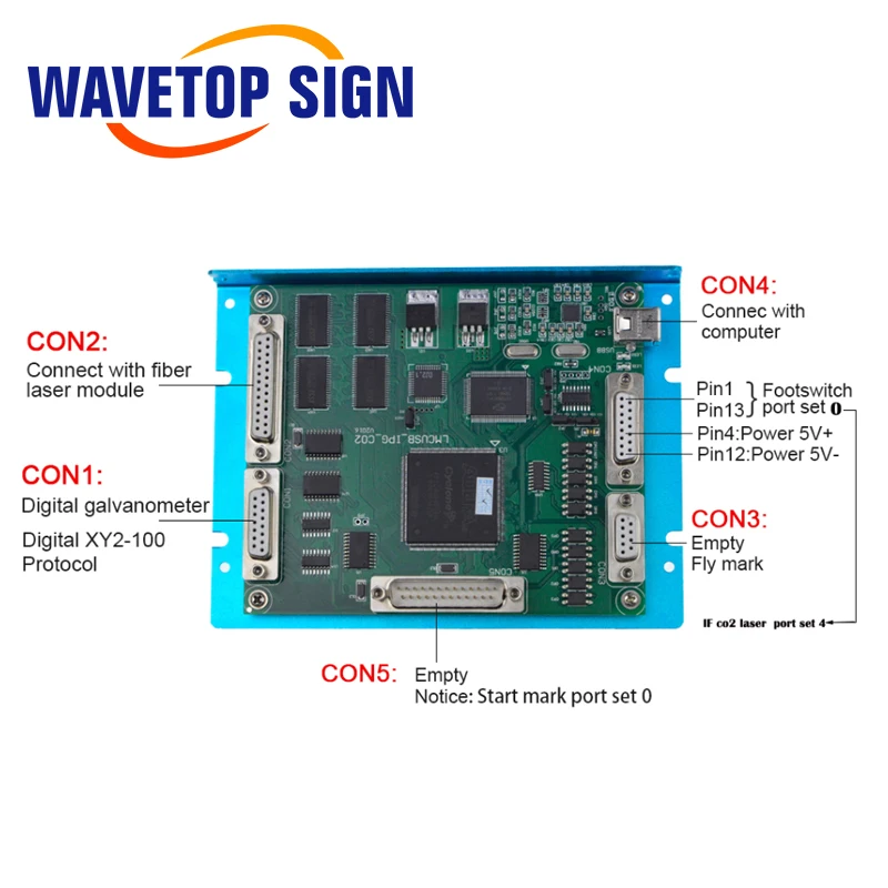Fiber Laser Mark Machine Control Card USB Port Use IPG 32/64 Bit Laser Module Match With Digital Galvonometer+ USB Dongle