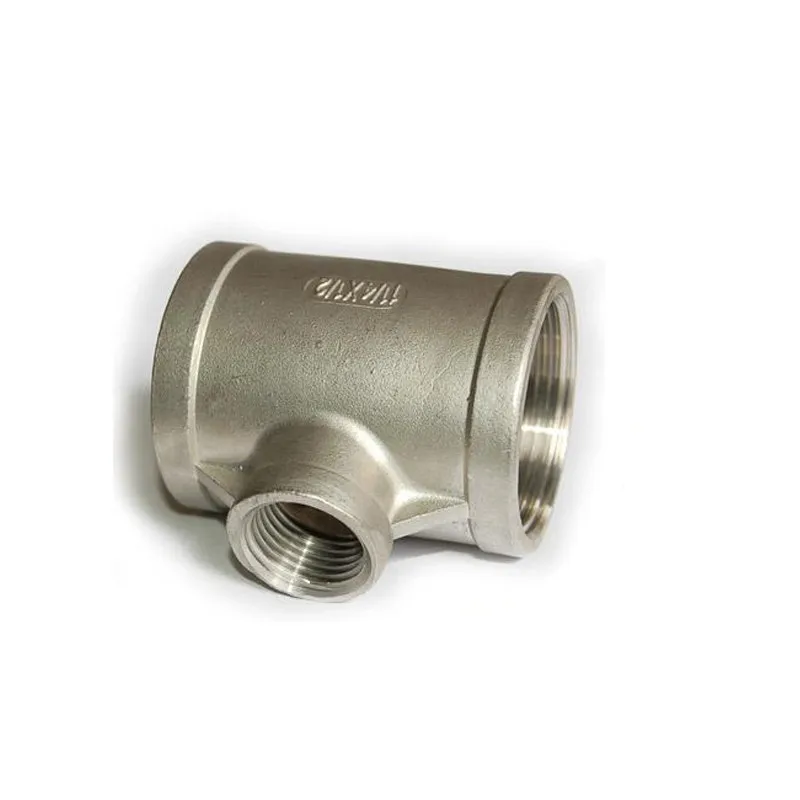 

Free shipping 1"X1/2"X1" Female Threaded Reducer Tee Stainless Steel SS304 F/F/F Pipe Fittings