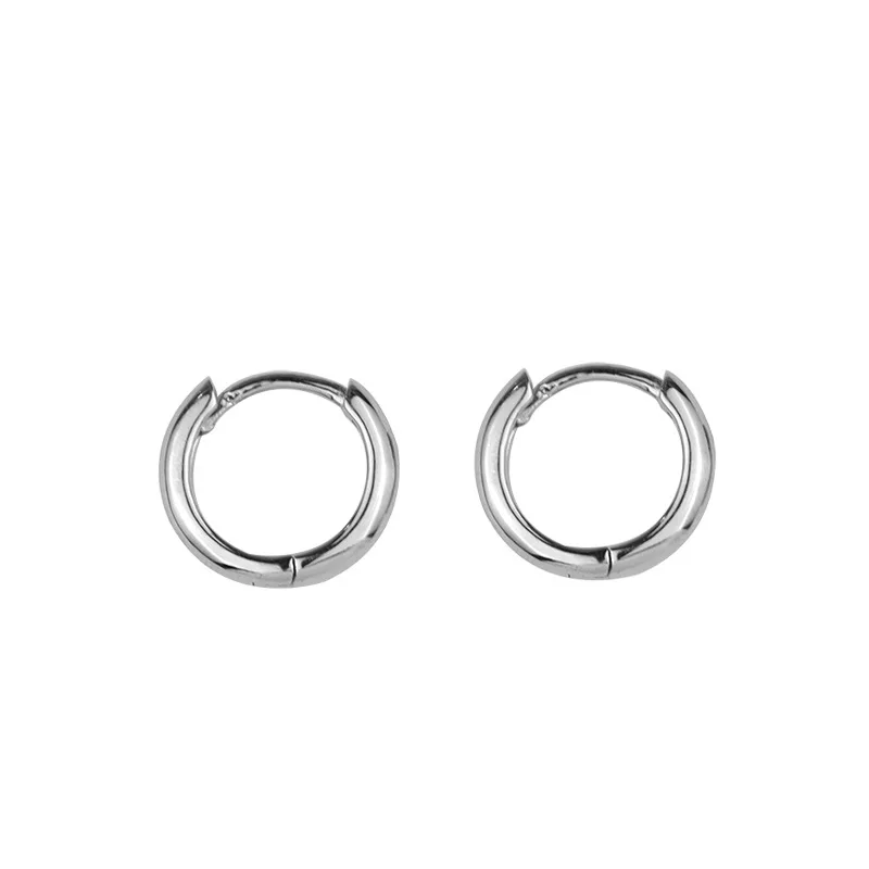 

MrZMsZ Luxury Smooth Geometric Earrings For Women Minimalist 2021 Trendy Jewelry Lovers Birthday Party Gift Accessories