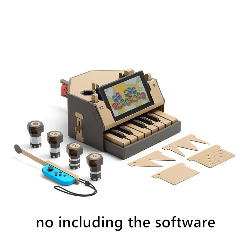 piano Данные лягушка DIY Labo аксессуары для NS консоли Joy Con картон для kingd переключатель кронштейн бумажный контроллер игровой для JoyCon - Цвет: piano