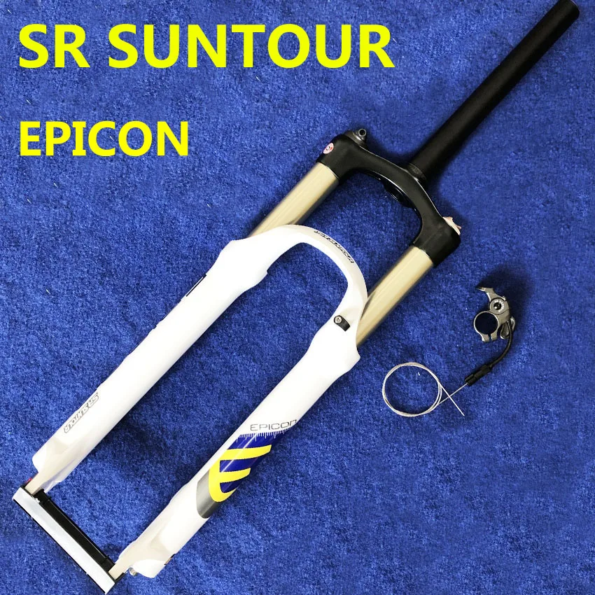 EPIXON SR SUNTOUR Велосипедная вилка EPICON 26/27. 5/29er горная Велосипедная вилка MTB амортизирующая передняя вилка для путешествий 100 мм