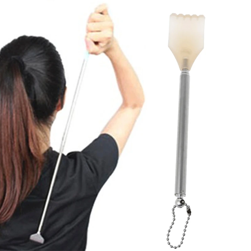 Telescopic Stainless Steel Backscratcher Back Head Scalp Foot Self-Massage tool | Красота и здоровье