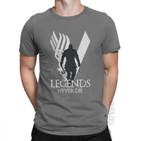 mens legends never die vikings t shirts odin valhalla viking o neck clothes funny 100 cotton tee shirt new arrival t shirts