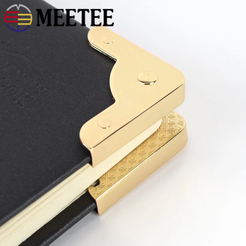 

4/10pcs Bag Purse Decoration Corner In Screws Handbag Edge Binding Protector Corners Metal Hook Buckle DIY Hardware Accessory