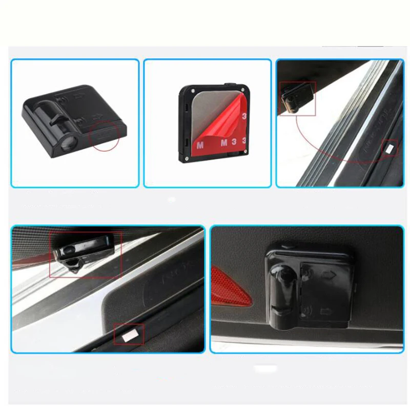 Автомобильные светодиодные лампы для проекции дверей Changan CS15 CS35 CS55 CS75 CS95 EADO XT DT