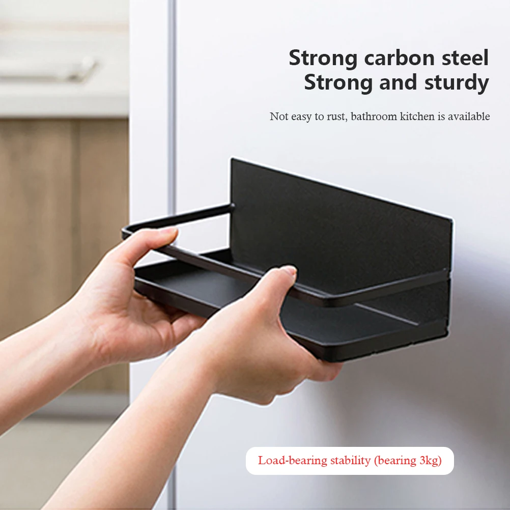 Кухня стойка для холодильника Магнитный мульти Функция перфорация стеллаж