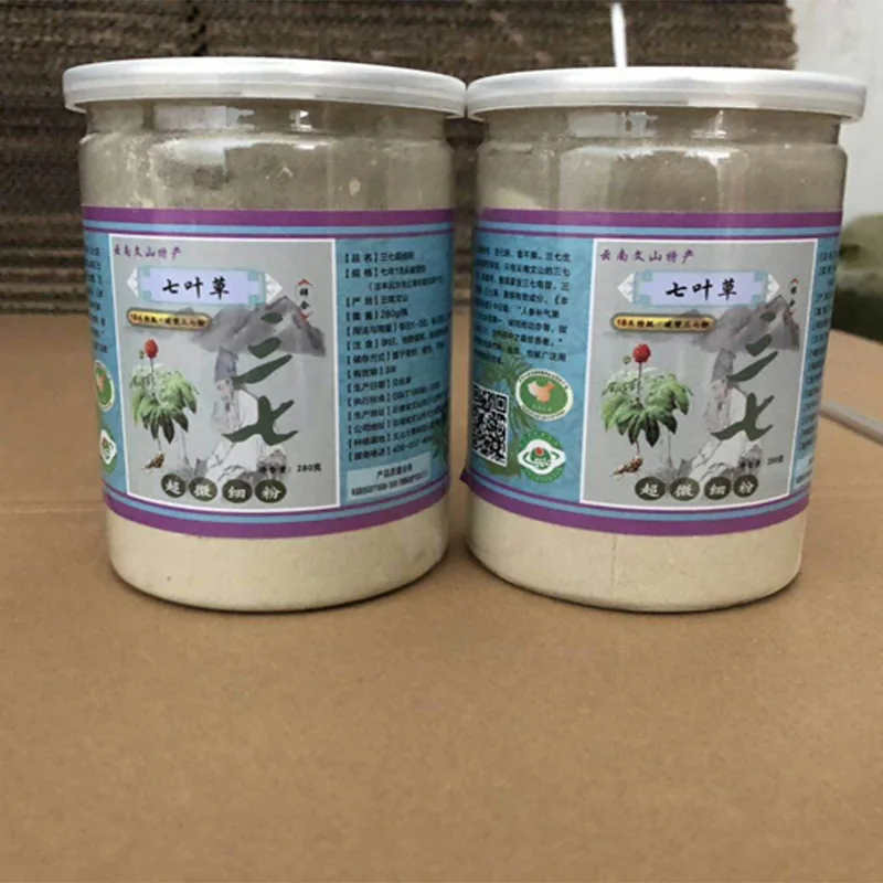 280g Chinese Organic Pseudo-Ginseng Root Powder Sanchi 37 Yunnan Panax Notoginseng Natural pollution-free | Красота и здоровье
