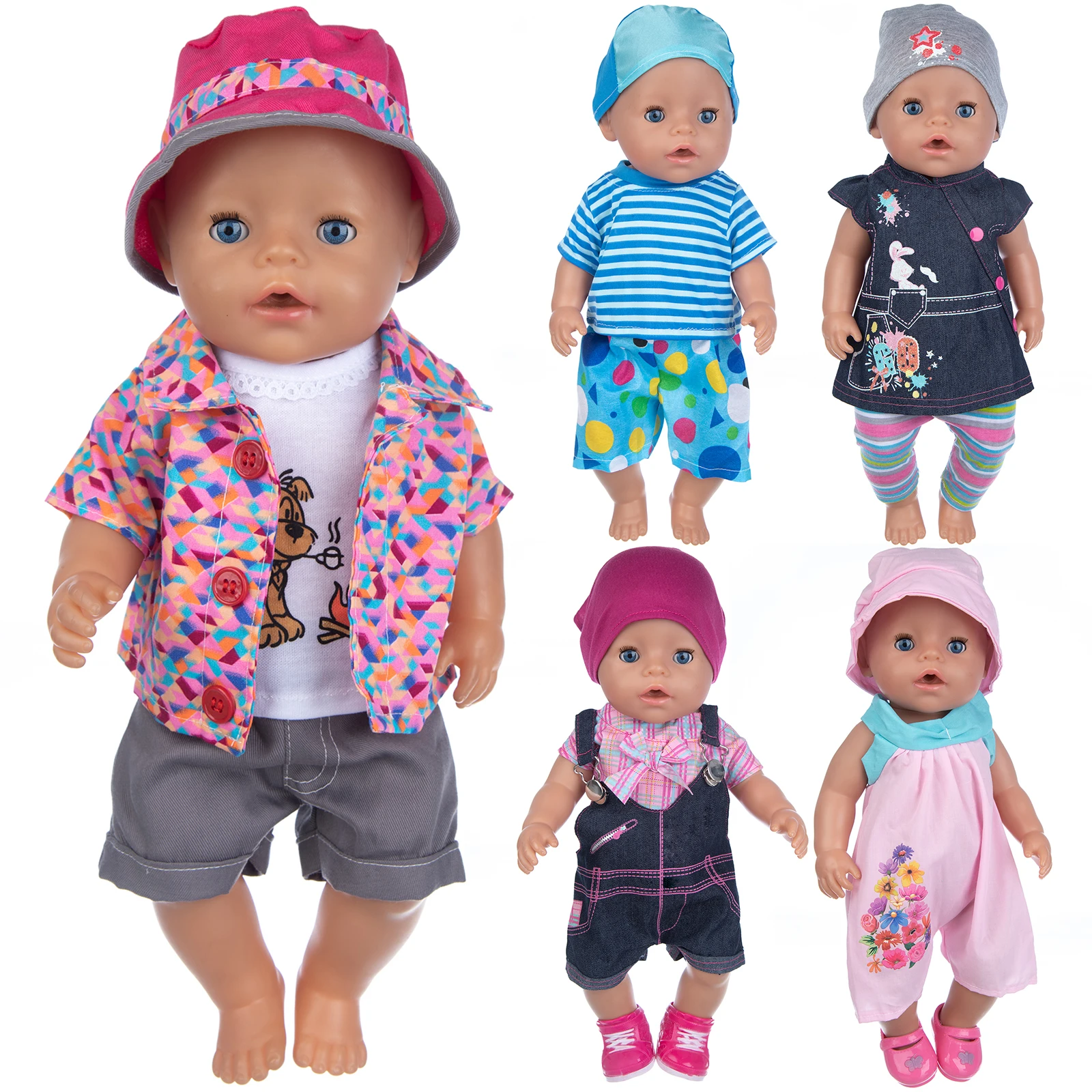 

2021 новый костюм подходит для 17-дюймовых кукол Zapf Baby Born Doll 43 см кукла для новорожденных одежда для малышей подарок на день рождения