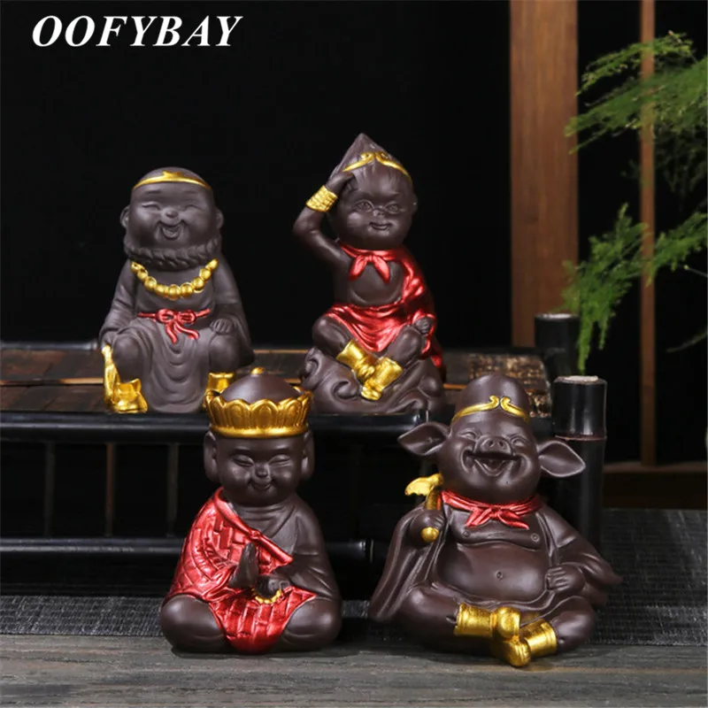 Yixing фиолетовая глина обезьянка король Путешествие на Запад чай домашние