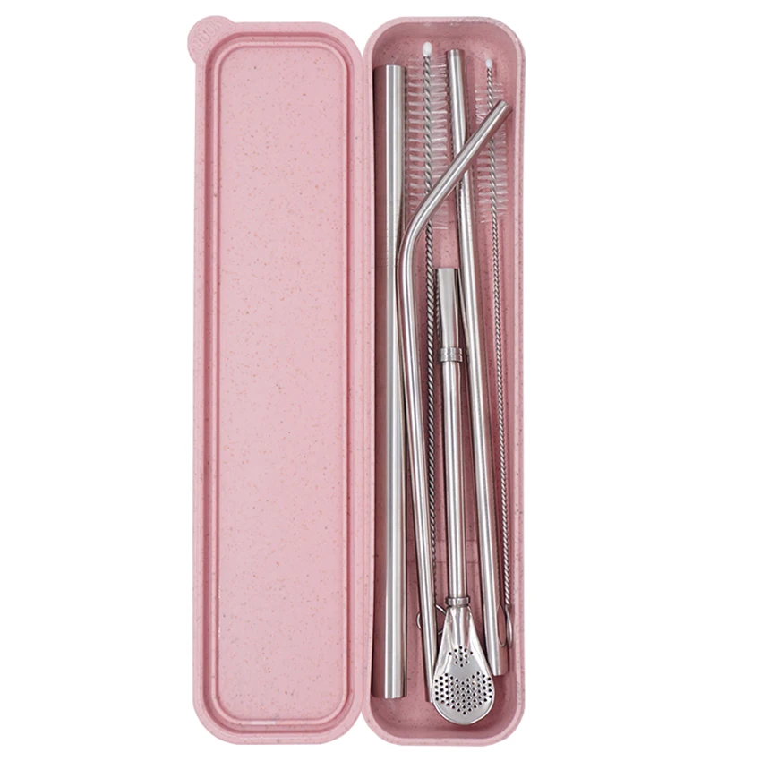 1/3 шт. Экстра широкая соломенная многоразовая Нержавеющая сталь питьевой соломы