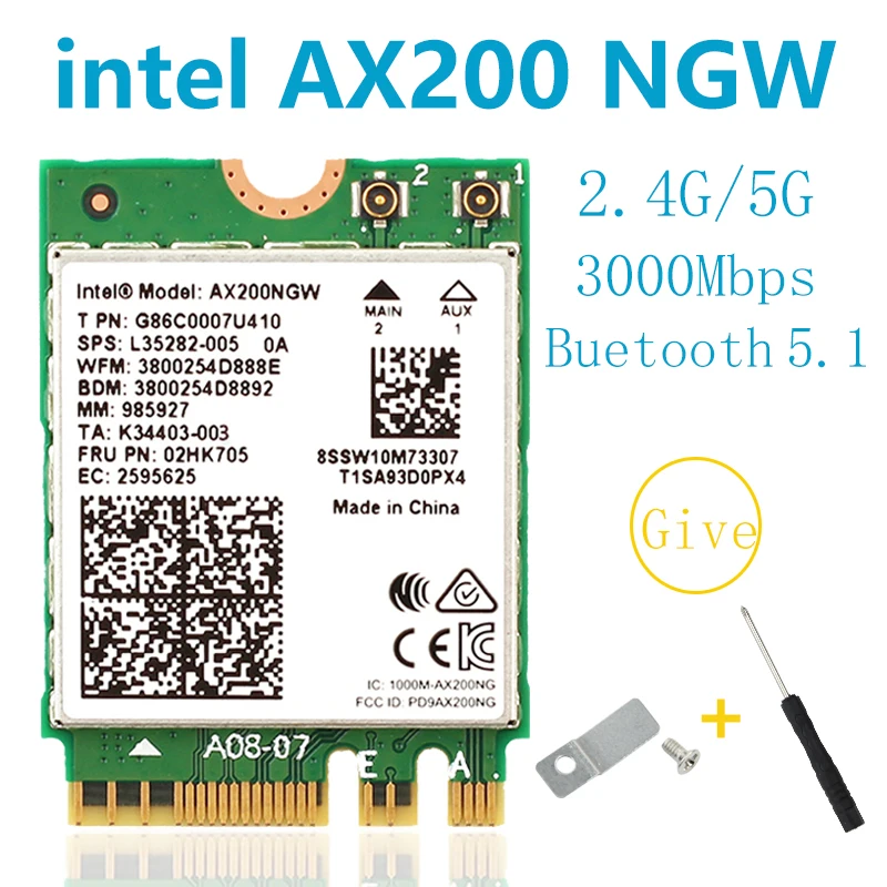 Беспроводная сетевая карта AX210 tri band 5374 м Bluetooth 8265 поддержка 6G AX200 AC9260 8260 7265 7260 3168 3165
