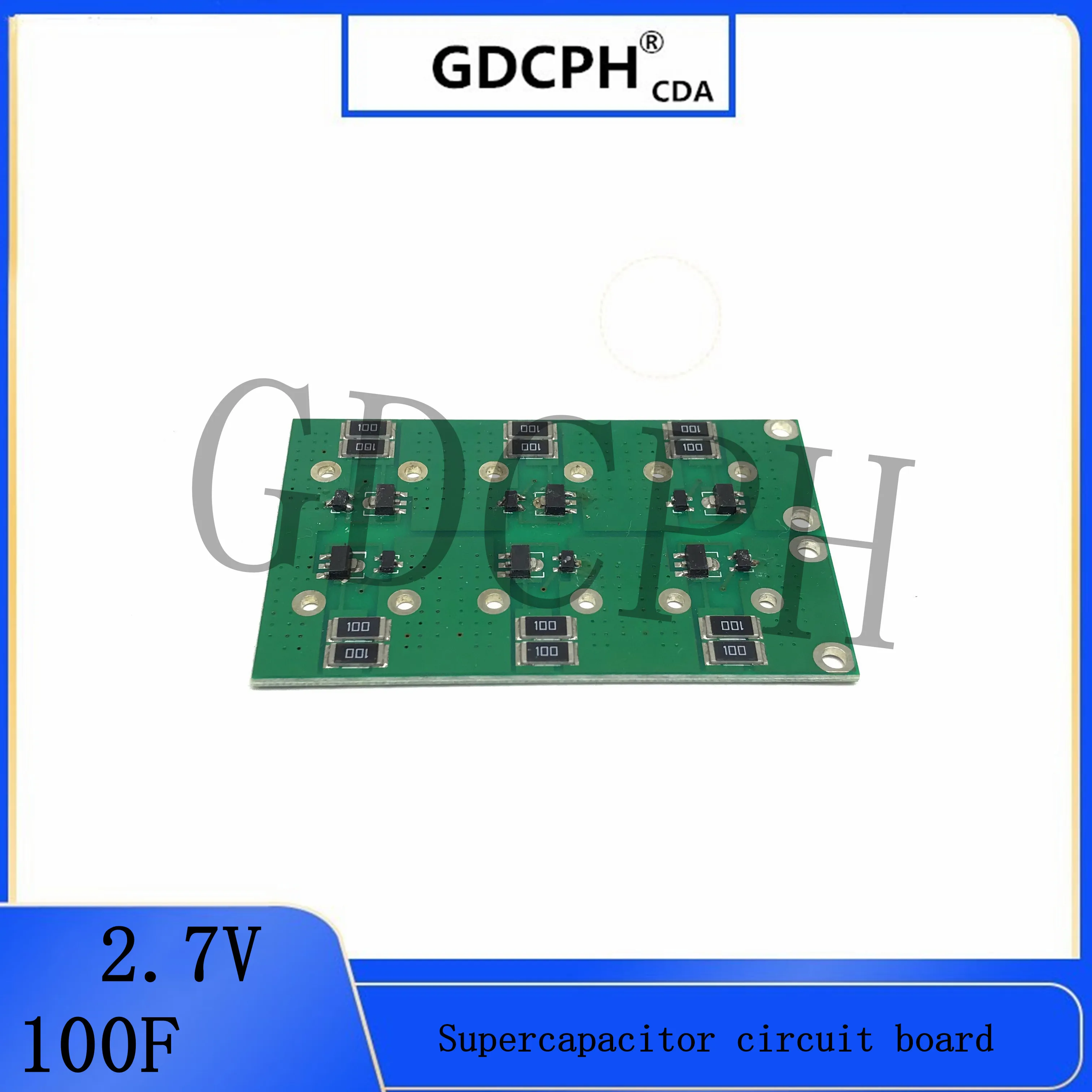 Суперконденсаторная печатная плата 2 7 V100F 50F 60F 120F | Электронные компоненты и
