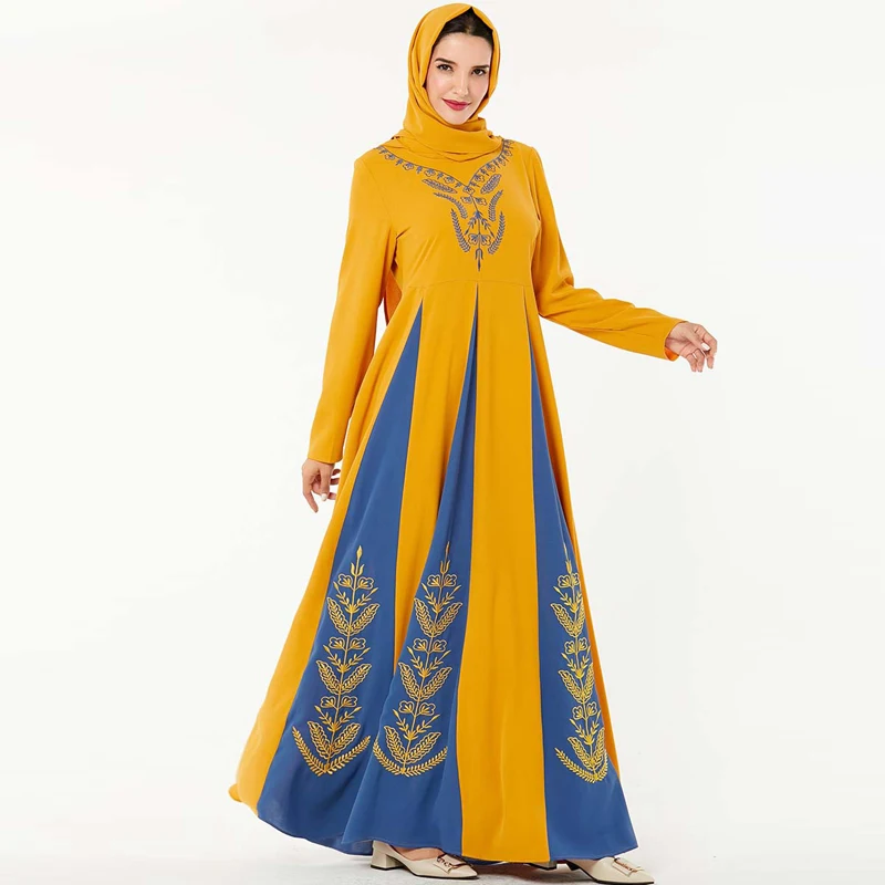 Eid Mubarak Abaya Дубай Турция Hijab мусульманское платье мусульманская одежда Abayas Макси