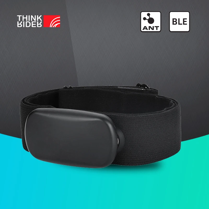 

ThinkRider Heart Rate Monitor Chest Strap ANT+ Fitness Sensor Compatible Belt Wahoo Polar Garmin Connected Cycl