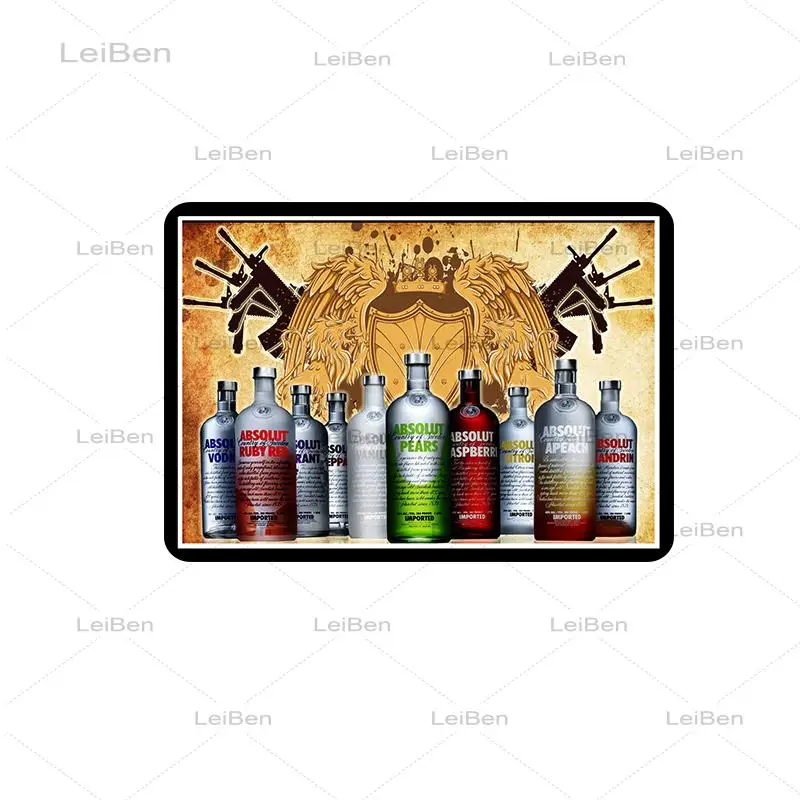 

Wine Bottle Size Metal Plaque Beer Vintage Tin Sign Home Decoration Restaurant Bar Cafe Pub Wall Sticker Iron Painting 30X20Cm