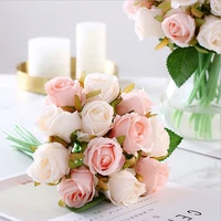 new korean bride simulation roses holding flowers wedding photography shooting props diy christmas home decor artificial flowers