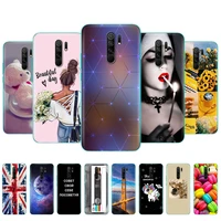 for xiaomi redmi 9 case painting silicon soft tpu back phone case cover for redmi 9 case 6 53 inch etui shockproof coque bumper