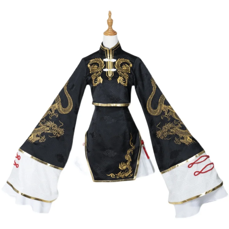 Женский костюм для косплея COS-HoHo из аниме Onmyoji Kyonshi Imoto TiaoTiao XuanYuWuLong - купить по