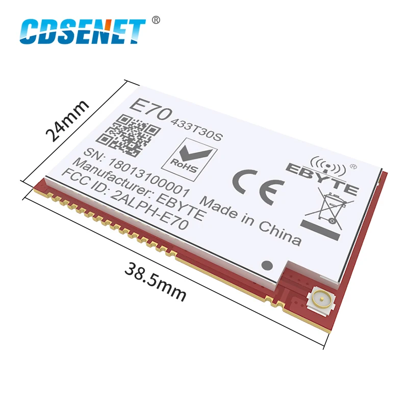 E70-433T30S CC1310 433 МГц SMD 1 Вт беспроводной Радиочастотный Модуль UART Modbus iot передатчик и