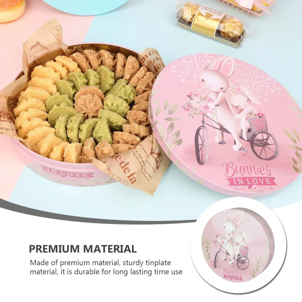 

1Pc Decorative Cookie Box Party Biscuit Case Festival Present Packing Box )