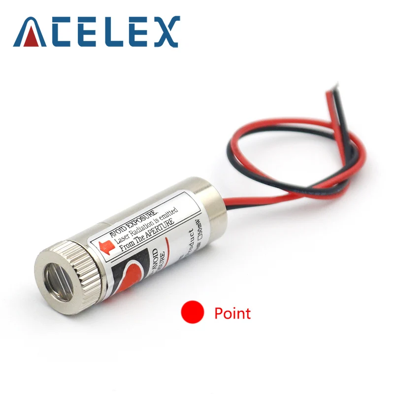 650 нм Красный точечный лазерный диодный модуль 5 мВт фокусировка Регулируемый