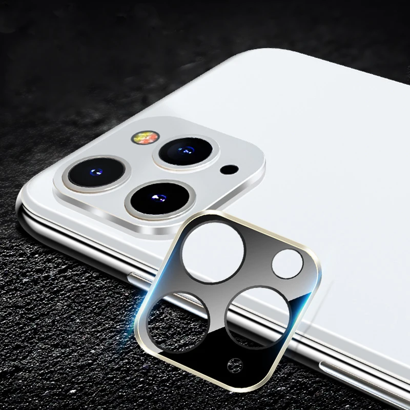 Защитная пленка для камеры для iPhone 11 Pro Max 11 Pro 11 полное прозрачное закаленное стекло+ металлическая Рамка протектор камеры для iPhone 11