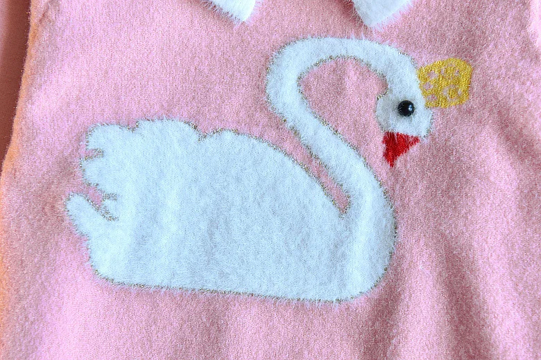 

2pcs WLG spring girls clothing set kids cartoon pattern knitted blue pink sweater and ruffle skirt set baby girl cute clothes