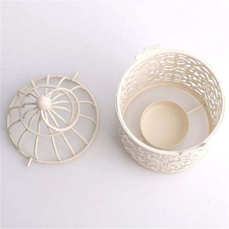 Полые подвесная клетка для птиц Подсвечник Классический Свечи Tealight