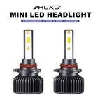 Светодиодсветодиодный лампы HLXG для дальнего света, H7, H4, 9007, 12 В, H11, 9005, HB3, 9006, HB4, H8, H9, 4300K, 5000K, 6000K, 8000K