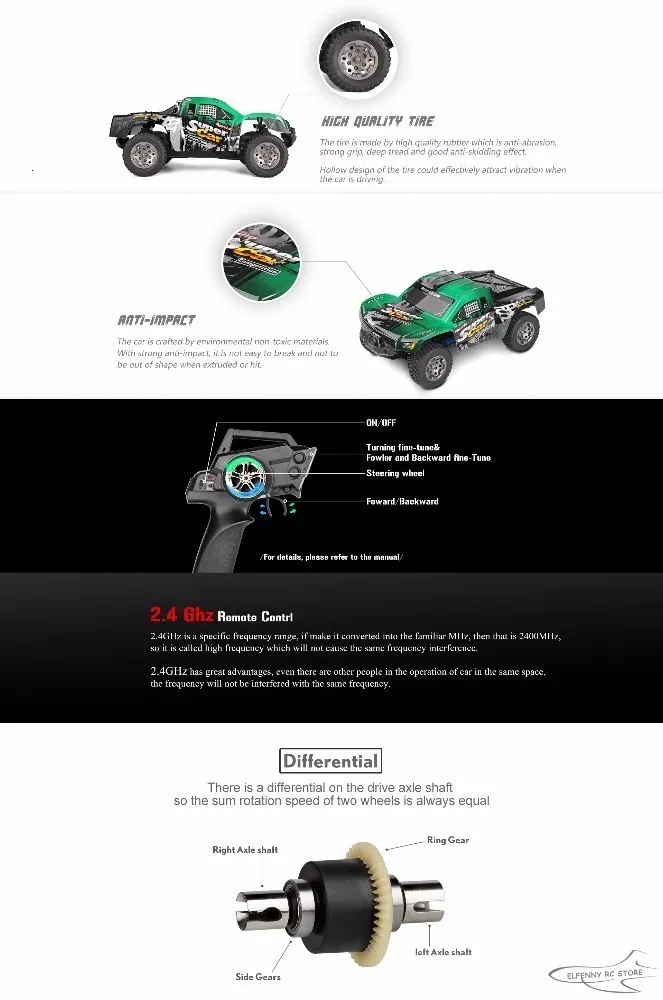 WLtoys 12403 радиоуправляемые машинки 1/12 4WD с дистанционным управлением, дрифт, внедорожный Rar, высокая скорость, Бигфут, автомобиль, короткий грузовик, Радиоуправление, гоночные машины
