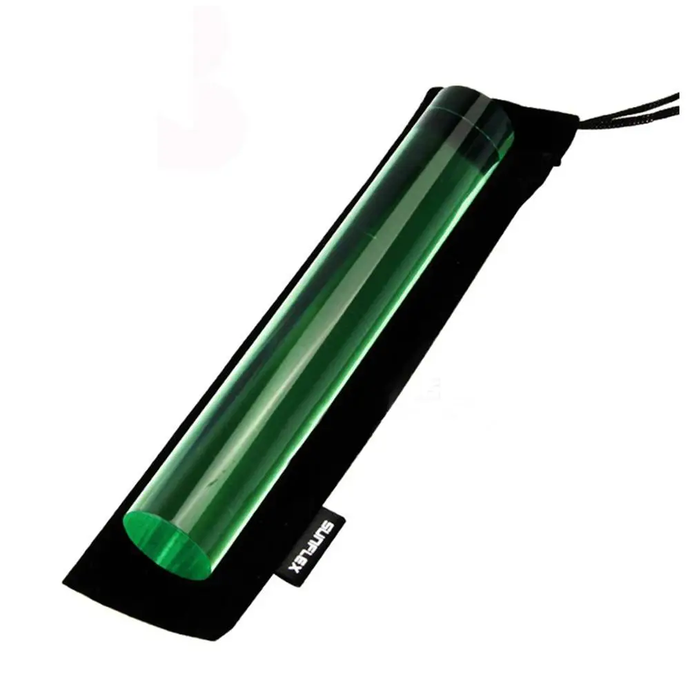 green SUNFLEX кристалл Настольный теннис резиновый ролик(твердый, тяжелый, с тканевой сумкой для хранения) Аксессуары для пинг-понга Tenis De Mesa - Цвет: green