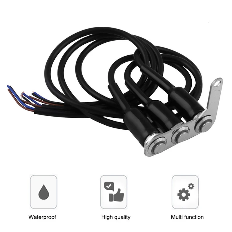New Motorcycle Left Switch Handlebar Adjustable Mount Waterproof Switches 3 Buttons For Headlight Horn Cafe Racer | Автомобили и