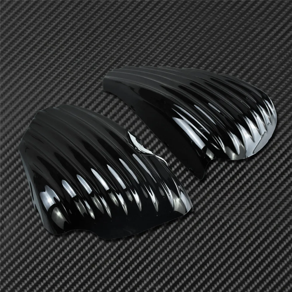 Глянцевый черный чехол для бака масла мотоцикла обтекатель аккумулятора