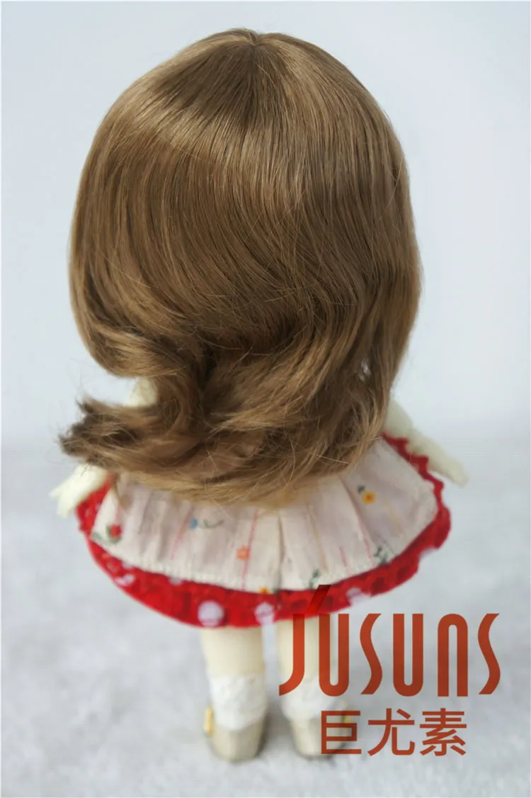 JD045 1/12 1/8 Петти длинный курчавый BJD синтетический парик для куклы мохеровый Размер