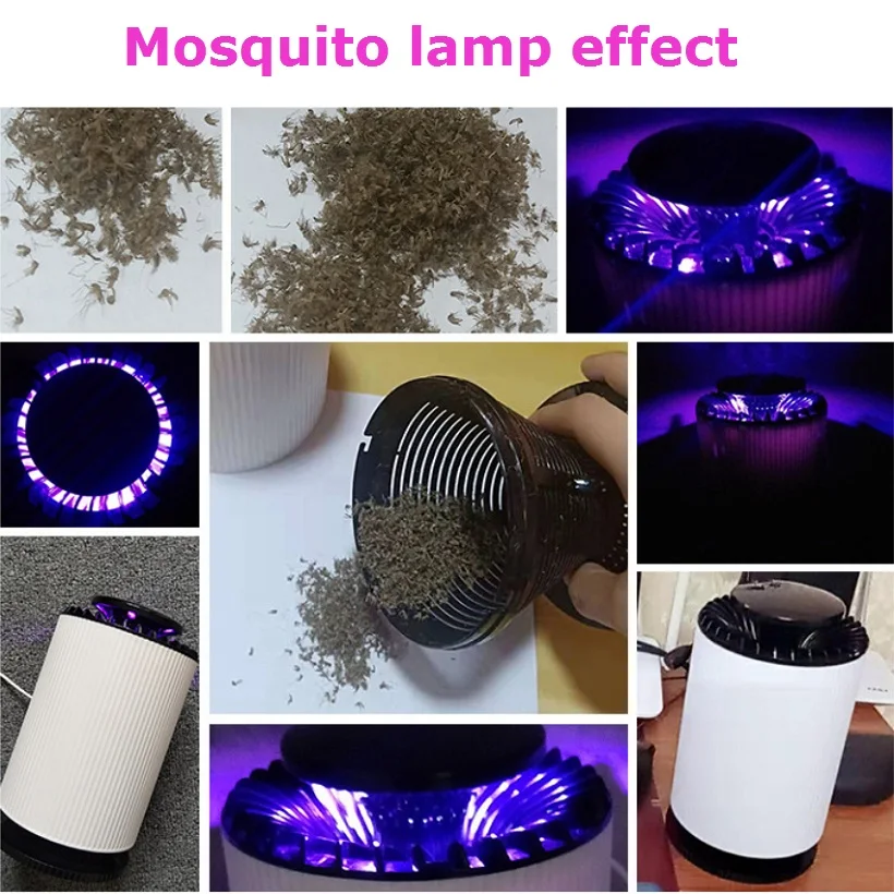 Светодиодная лампа от комаров УФ ночник USB Электрический фотокаталитический